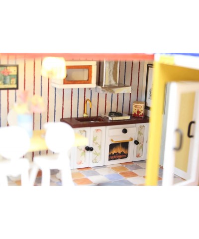 DIY Miniature Dollhouse Kit Container Home B - Miniature House Kit - Tiny House Building Kit With Dust Cover Music Box - DIY ...