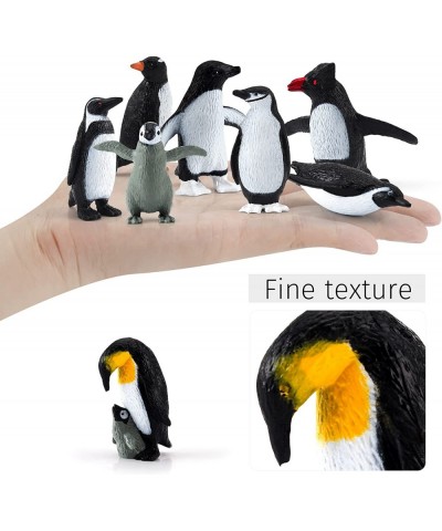 17PCS Arctic Penguin Figurines Toy Playset Realistic Antarctica Figurine Winter Habitat Adventure Toys Early Educational Toys...