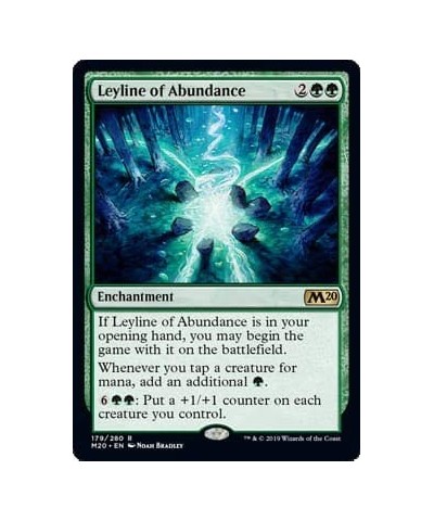 Magic: The Gathering - Leyline of Abundance - Core Set 2020 $12.41 Magic Kits & Accessories