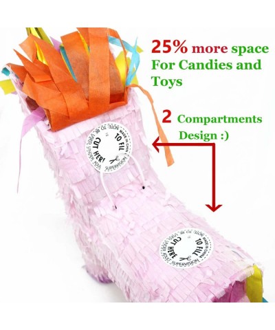 16-Inch Pink Unicorn Pinata for Kids Birthday Party Cinco De Mayo Fiestas Decorations Party Favors (16 x 13 x 4 In) $34.12 Pi...