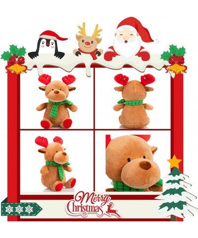 4PCS Christmas Plush Toy Set Santa Clause Reindeer Snowman and Penguin Santa Stuffed Animal Dolls Gifts for Kids 10inch $60.4...