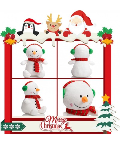 4PCS Christmas Plush Toy Set Santa Clause Reindeer Snowman and Penguin Santa Stuffed Animal Dolls Gifts for Kids 10inch $60.4...