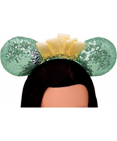 Sequin Mouse Ears Mint Headband with Crown Vacation Birthday and Party Accessory $17.69 Kids' Dress-Up Accessories