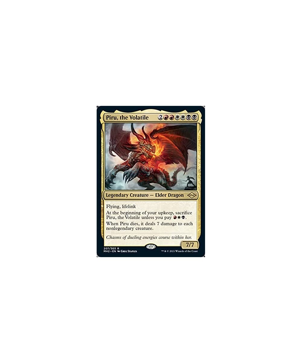 Magic: the Gathering - Piru The Volatile (207) - Modern Horizons 2 $10.32 Trading Cards & Accessories