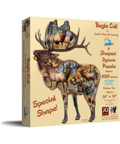 Bugle Call 800 pc Shaped Jigsaw Puzzle by SunsOut $45.30 Jigsaw Puzzles