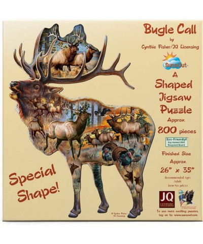 Bugle Call 800 pc Shaped Jigsaw Puzzle by SunsOut $45.30 Jigsaw Puzzles