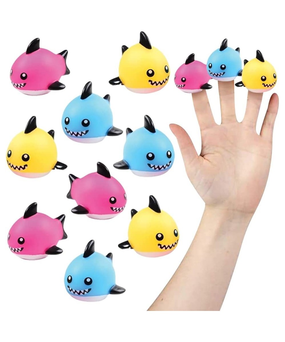 Baby Shark Finger Puppets Set of 12 Finger Puppets for Kids in Assorted Colors Fun Birthday Party Favors Goodie Bag Fillers f...