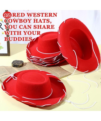 8 Pcs Cowboy Hat Toddler Cowgirl Hat Western Preppy Hat Kids' Costume Hats for Girls Boys Role Play Cosplay Halloween Costume...