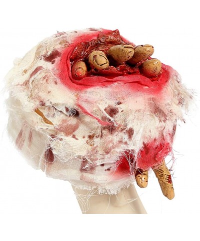 Creepy Halloween Zombie Costume Scary Bloody Brain Hat Party Haunted House Prop $25.66 Gags & Practical Joke Toys