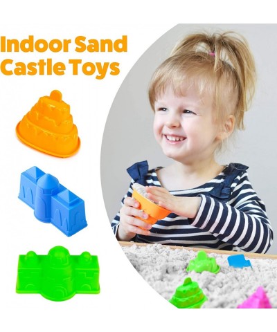 Sand Molds Beach Toys for Kids - 23pk Sand Castle Building Kit Sandbox Toys for Toddlers Compatible with Any Molding Clay and...