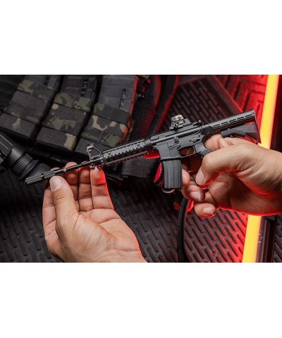 GoatGuns Miniature AR 15 Model Black | 1:3 Scale Diecast Metal Build Kit $69.10 Toy Building Sets