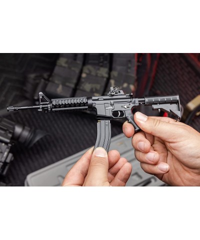 GoatGuns Miniature AR 15 Model Black | 1:3 Scale Diecast Metal Build Kit $69.10 Toy Building Sets