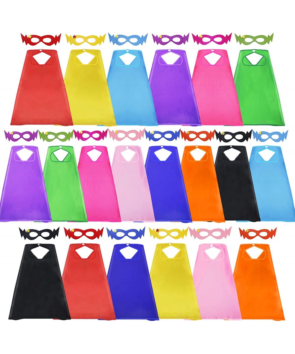 Superhero-Capes for Kids 20 Sets Children-Superhero Capes and Masks for Super Hero Toys Birthday Party Dress Up Costume $63.3...