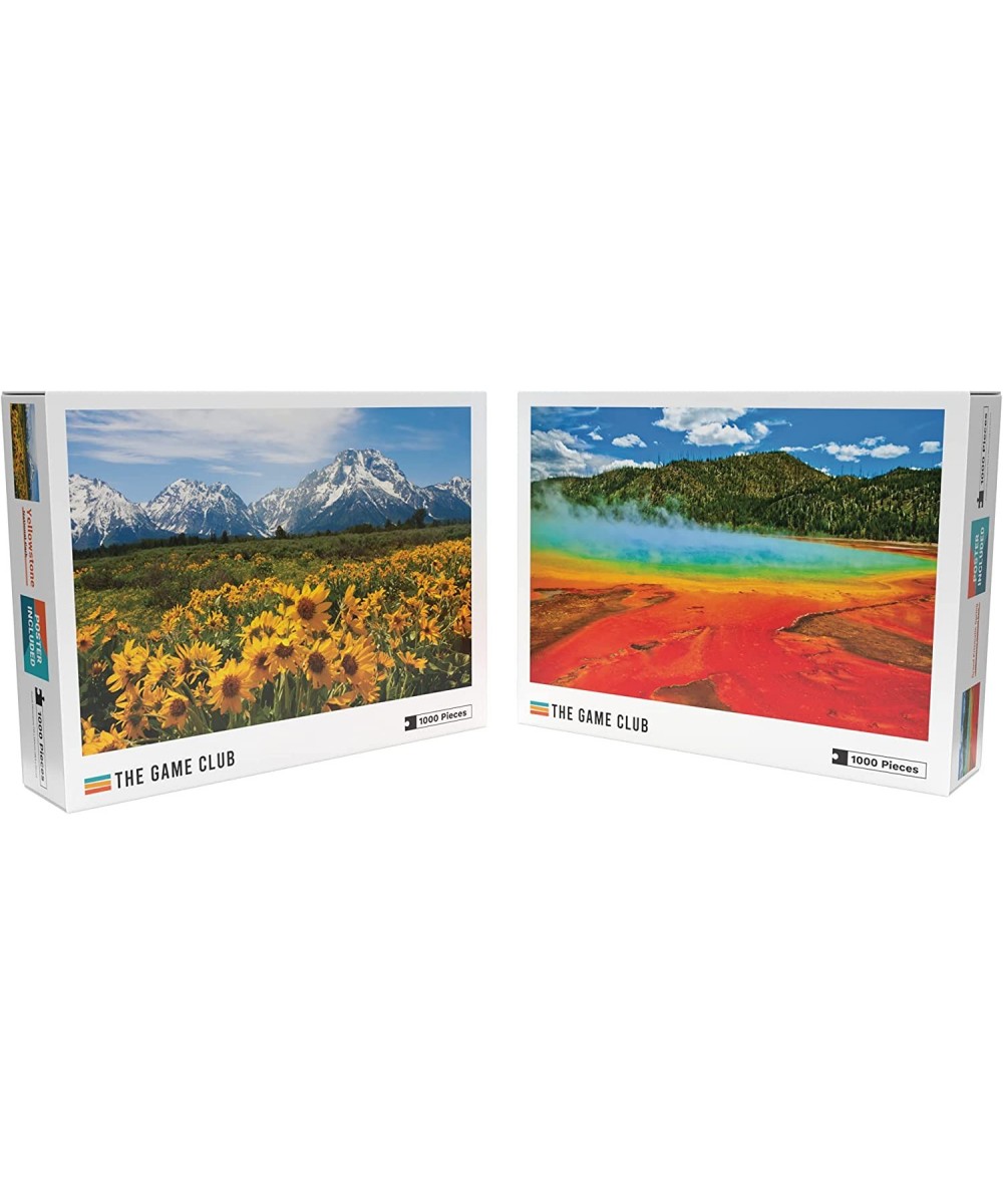 Yellowstone National Park Puzzle Pack - Two 1000 Piece Jigsaw Puzzles of Yellowstone National Park - Fun for Adults Teens and...