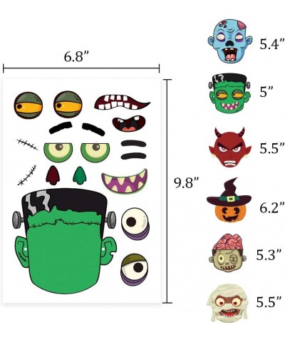 Halloween Stickers Crafts for Kids - Pumpkin Zombie Mummy - Party Games Favors Supplies Decorations 24Ct $15.38 Kids' Drawing...