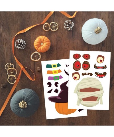 Halloween Stickers Crafts for Kids - Pumpkin Zombie Mummy - Party Games Favors Supplies Decorations 24Ct $15.38 Kids' Drawing...