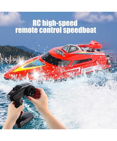 20+MPH Speed 2.4GHz Remote Control Boat Fast RC Boats with Rechargeable Battery for Adults Remote Controlled Boat for Pools a...