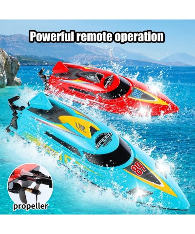 20+MPH Speed 2.4GHz Remote Control Boat Fast RC Boats with Rechargeable Battery for Adults Remote Controlled Boat for Pools a...