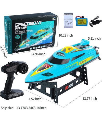 20+MPH Speed 2.4GHz Remote Control Boat Fast RC Boats with Rechargeable Battery for Adults Remote Controlled Boat for Pools a...