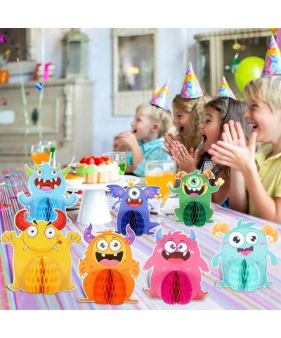 9 Sets Monster Honeycomb Centerpieces Little Monster Party Table Decorations Monsters Themed Birthday Party Supplies Baby Sho...