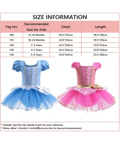 Princess Leotards for Girls Ballet Dance Tutu Skirted Ballerina Dress Birthday Fancy Party Halloween Costumes $22.18 Kids' Co...