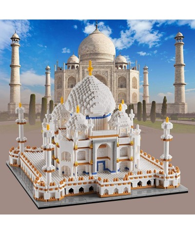 Big Size Architecture Micro Block Taj Mahal Model Building Set for Adults and Great Gift for Any Hobbyists $80.57 Toy Buildin...