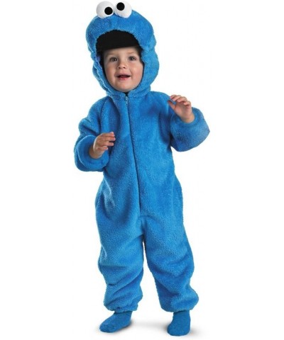 Cookie Monster Deluxe Two-Sided Plush Jumpsuit Costume - Medium (3T-4T) $65.22 Kids' Costumes