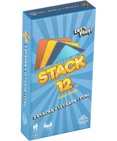 Stack 12 Fun Family Card Game in Rigid Box with 196 Cards for 2 to 6 Players for Ages 7 Years and up $27.30 Card Games