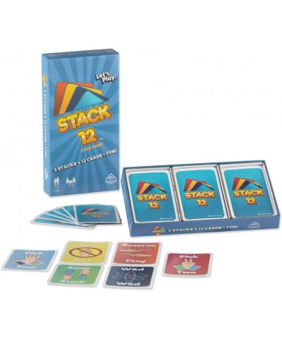 Stack 12 Fun Family Card Game in Rigid Box with 196 Cards for 2 to 6 Players for Ages 7 Years and up $27.30 Card Games