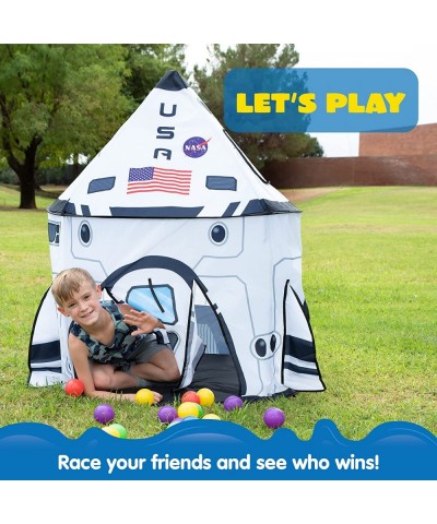 Rocket Ship Play Tent Pop up Play Tent Kids Indoor Outdoor Spaceship Playhouse Tent Set $51.40 Kids' Play Tents & Tunnels