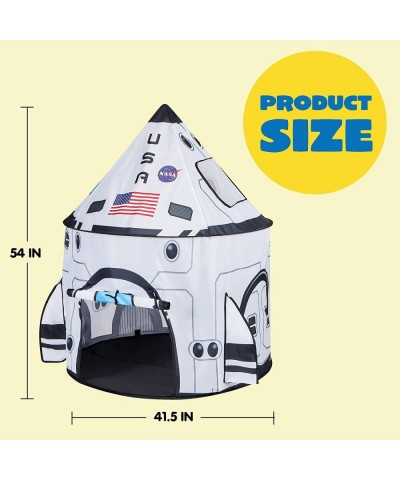 Rocket Ship Play Tent Pop up Play Tent Kids Indoor Outdoor Spaceship Playhouse Tent Set $51.40 Kids' Play Tents & Tunnels