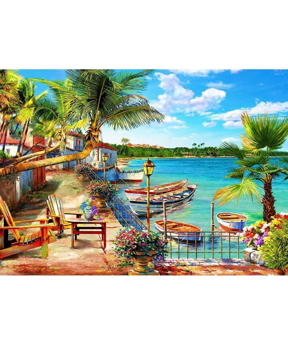 1000 Piece Puzzles for Adults Jigsaw Puzzles 1000 Pieces – Resort Bay Landscape 1000 Piece Puzzle Game Gift for Adults Kids… ...