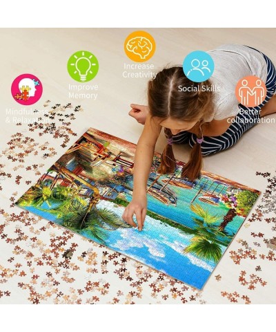 1000 Piece Puzzles for Adults Jigsaw Puzzles 1000 Pieces – Resort Bay Landscape 1000 Piece Puzzle Game Gift for Adults Kids… ...