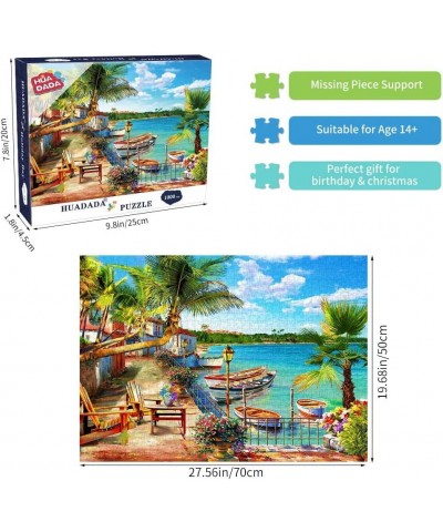 1000 Piece Puzzles for Adults Jigsaw Puzzles 1000 Pieces – Resort Bay Landscape 1000 Piece Puzzle Game Gift for Adults Kids… ...