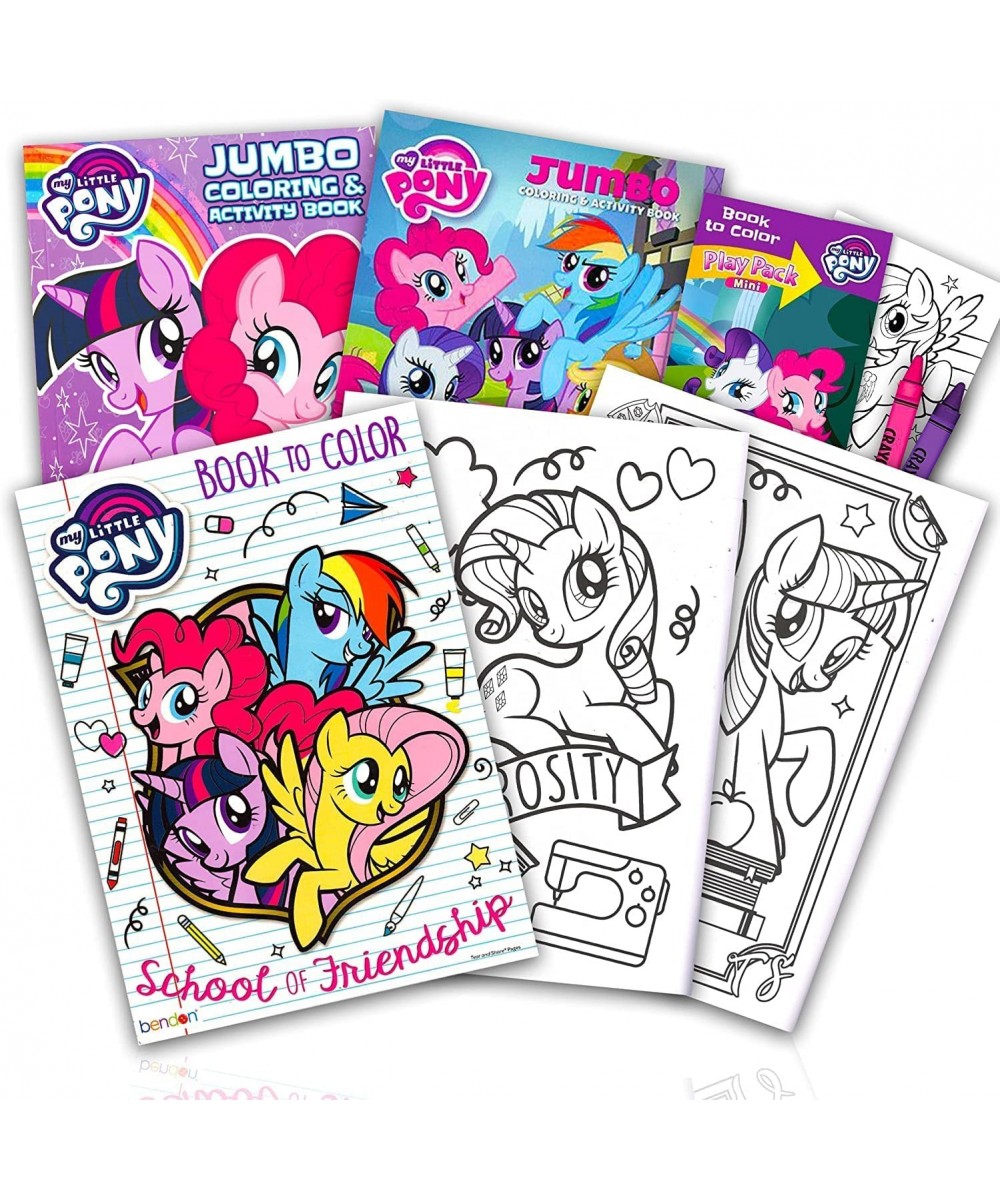 My Little Pony Coloring and Activity Book Bundle with 3 MLP Books with Games Puzzles Activities and Stickers (Party Pack) My ...