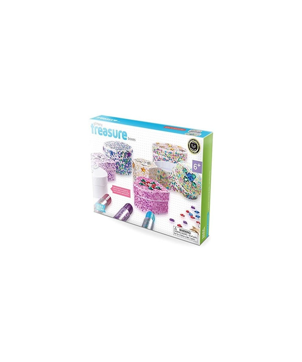 Decorate Your Own Glittery Treasure Boxes - Creative Kit for Girls $31.17 Craft Kits