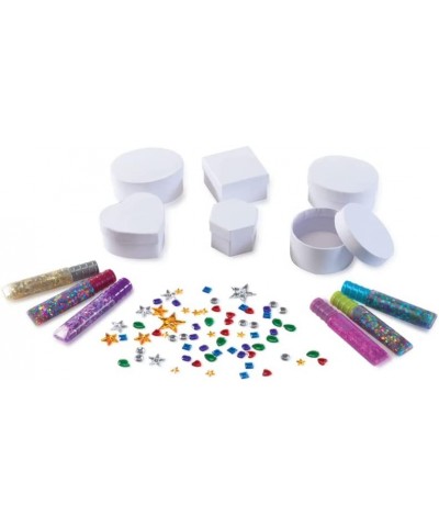 Decorate Your Own Glittery Treasure Boxes - Creative Kit for Girls $31.17 Craft Kits