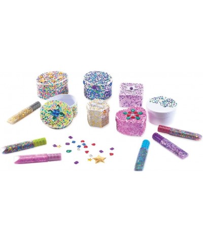 Decorate Your Own Glittery Treasure Boxes - Creative Kit for Girls $31.17 Craft Kits