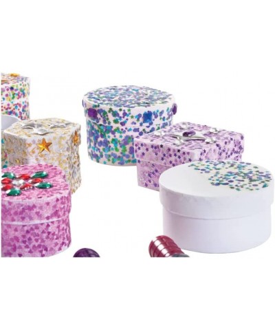 Decorate Your Own Glittery Treasure Boxes - Creative Kit for Girls $31.17 Craft Kits