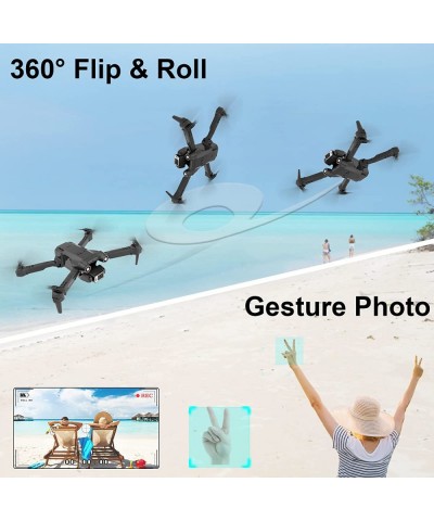 Drone with Dual Camera for Adults Kids 1080P HD FPV Camera Drones with Carrying Case Foldable RC Quadcopter Toy Gift for Boys...