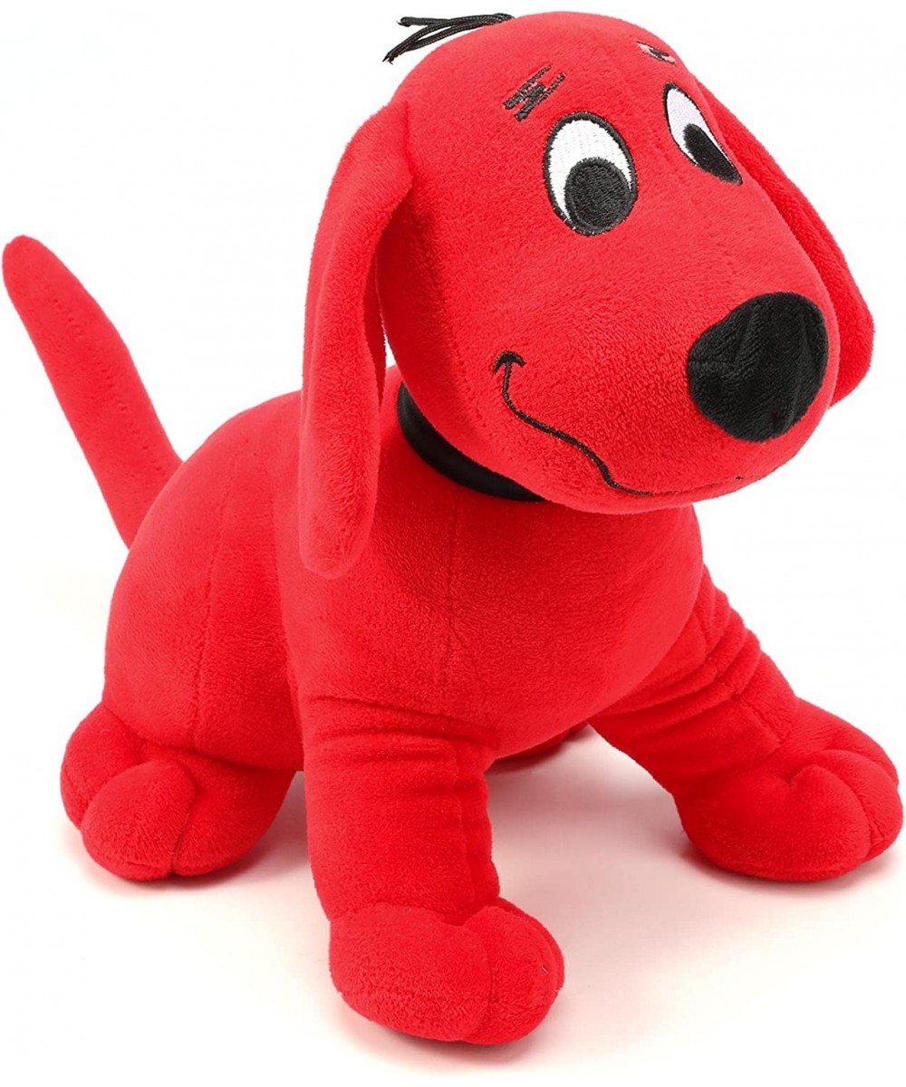 12 Inch Red Plush Dog Toy Stuffed Animals Dog Plushie Doll Sitting Puppy Dog Pillow Kids Boys Girls Birthday Gift Educational...