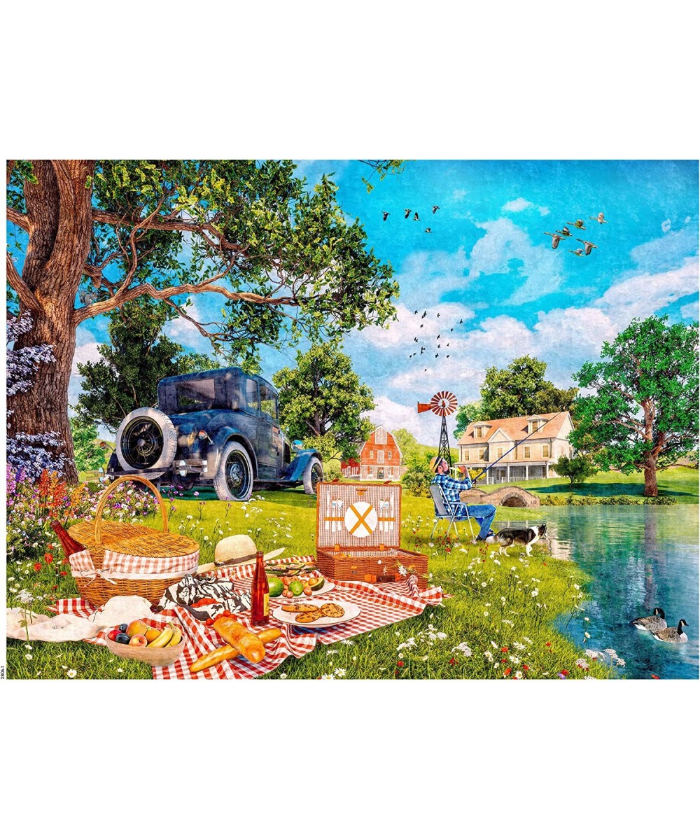 Dominic Davison - Country Picnic - 750 Piece Jigsaw Puzzle $17.28 Jigsaw Puzzles