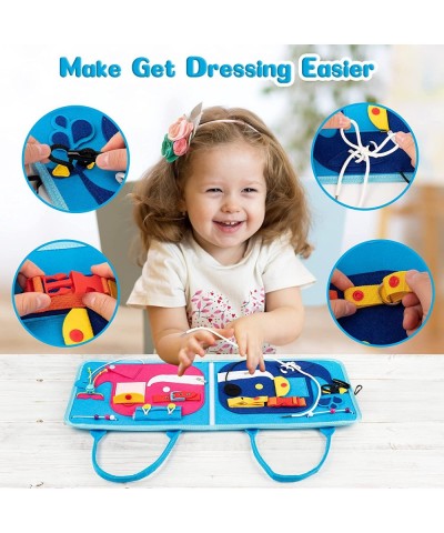 Montessori Busy Board Sensory Toys for Toddlers 3+ Year Old Educational Toys Learning Toys for Fine Basic Dress Motor Skills ...