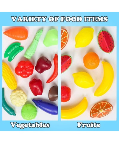 170 Piece Deluxe Pretend Play Food Toy Tasty Treats Plastic Cooking and Grocery Shopping Assortment Set $47.71 Toy Kitchen Pr...