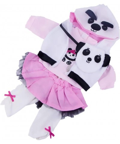 5 Pcs Sets Reborn Baby Dolls Clothes Girl 22 inches Panda Outfit for 20-23" Newborn Baby Girl Doll Clothes $27.28 Doll Access...