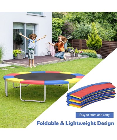 Trampoline Spring Cover 8/10/12/14/15/16FT Trampoline Replacement Safety Pad Waterproof & Tear-Resistant Trampoline Pad All-W...