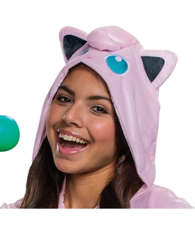 Jigglypuff Pokemon Kids Costume Official Pokemon Hooded Jumpsuit with Microphone $40.97 Kids' Costumes