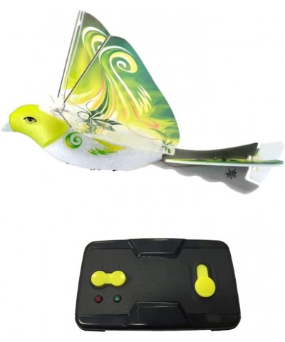 eBird Green Parrot - Flying RC Bird Drone Toy for Kids. Indoor / Outdoor Remote Control Bionic Flapping Wings Bird Helicopter...