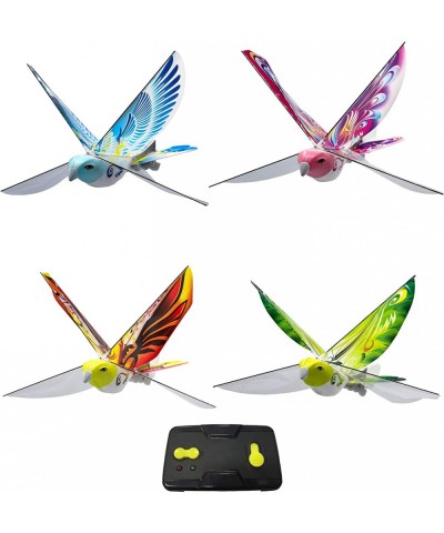 eBird Green Parrot - Flying RC Bird Drone Toy for Kids. Indoor / Outdoor Remote Control Bionic Flapping Wings Bird Helicopter...