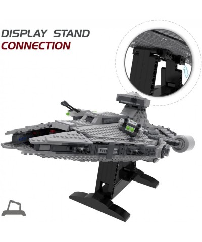 Display Stand for Lego Imperial Light Cruiser 75315 Creative Stand Building Kit Great Gift and Movie Collectibles (77 Pieces)...